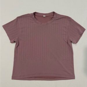 Lululemon workout tee short sleeve- size 4